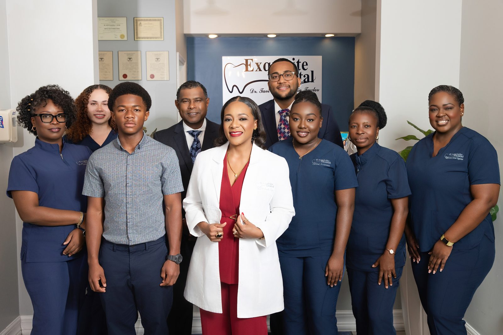 Exquisite Dental Team Group Photo
